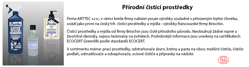 Přírodní čistící prostředky